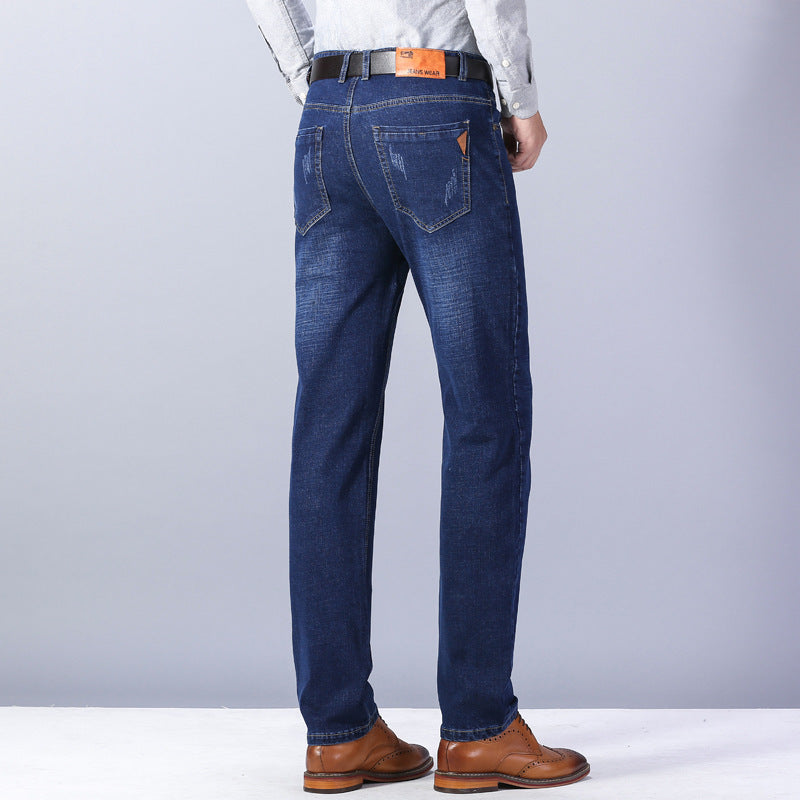 Business Casual Stretch Straight-leg Jeans - Jeans Junction Online