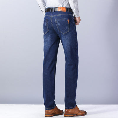 Business Casual Stretch Straight-leg Jeans - Jeans Junction Online
