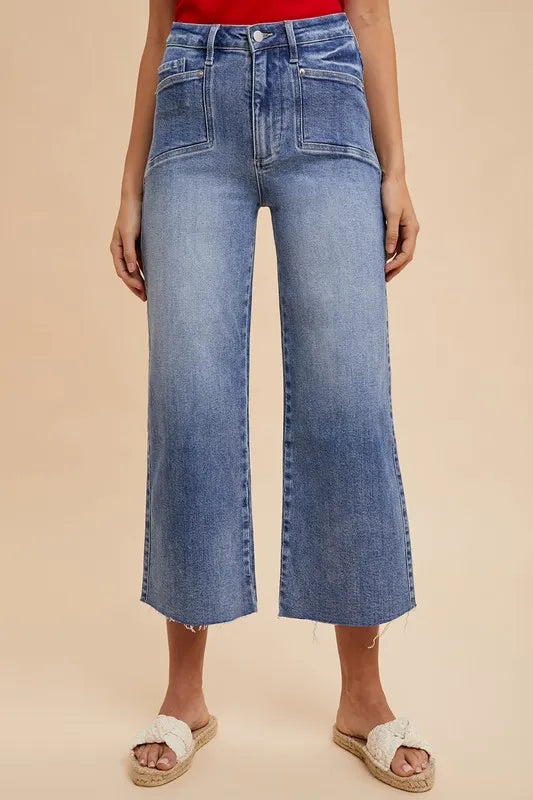 Annie Wear High Rise Wide Leg Jeans - Jeans Junction Online 