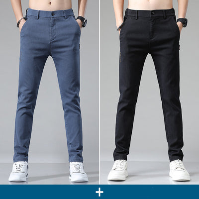 Men's Fashion Loose Straight Casual Jeans - Jeans Junction Online