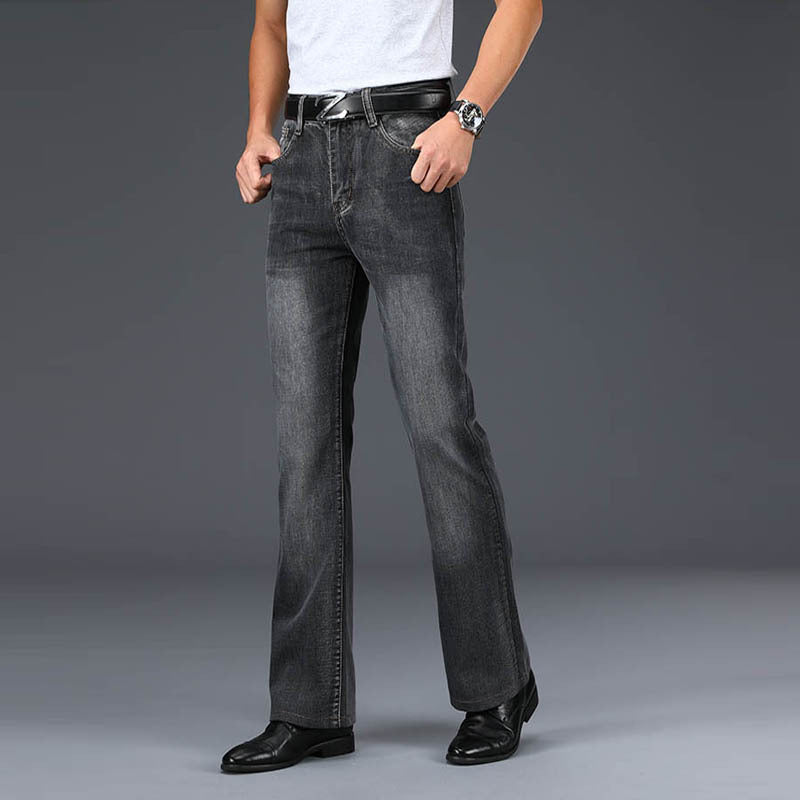 Men's Flared Long Loose Fit Jeans - Jeans Junction Online