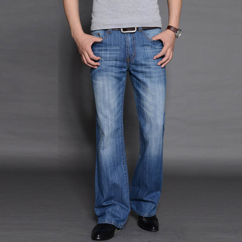 Men's Flared Long Loose Fit Jeans - Jeans Junction Online 
