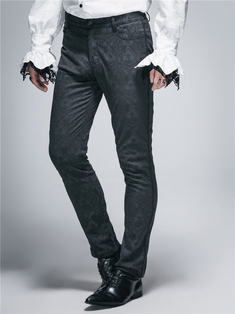 Men's Gothic Fashion Straight Waist Casual Pants - Jeans Junction Online