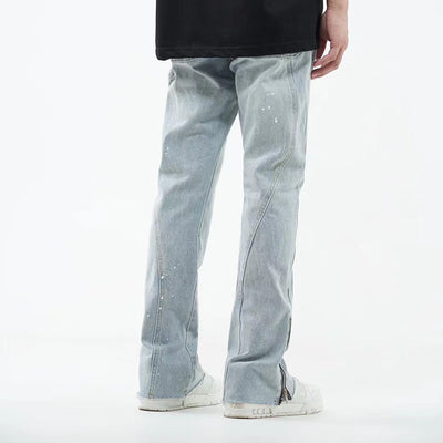 Men's Simple And Slightly Elastic Flare Jeans - Jeans Junction Online