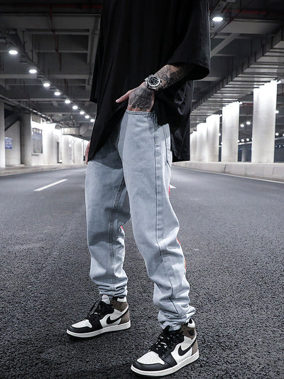 Love Embroidered Fitted Straight Leg Jeans - Jeans Junction Online