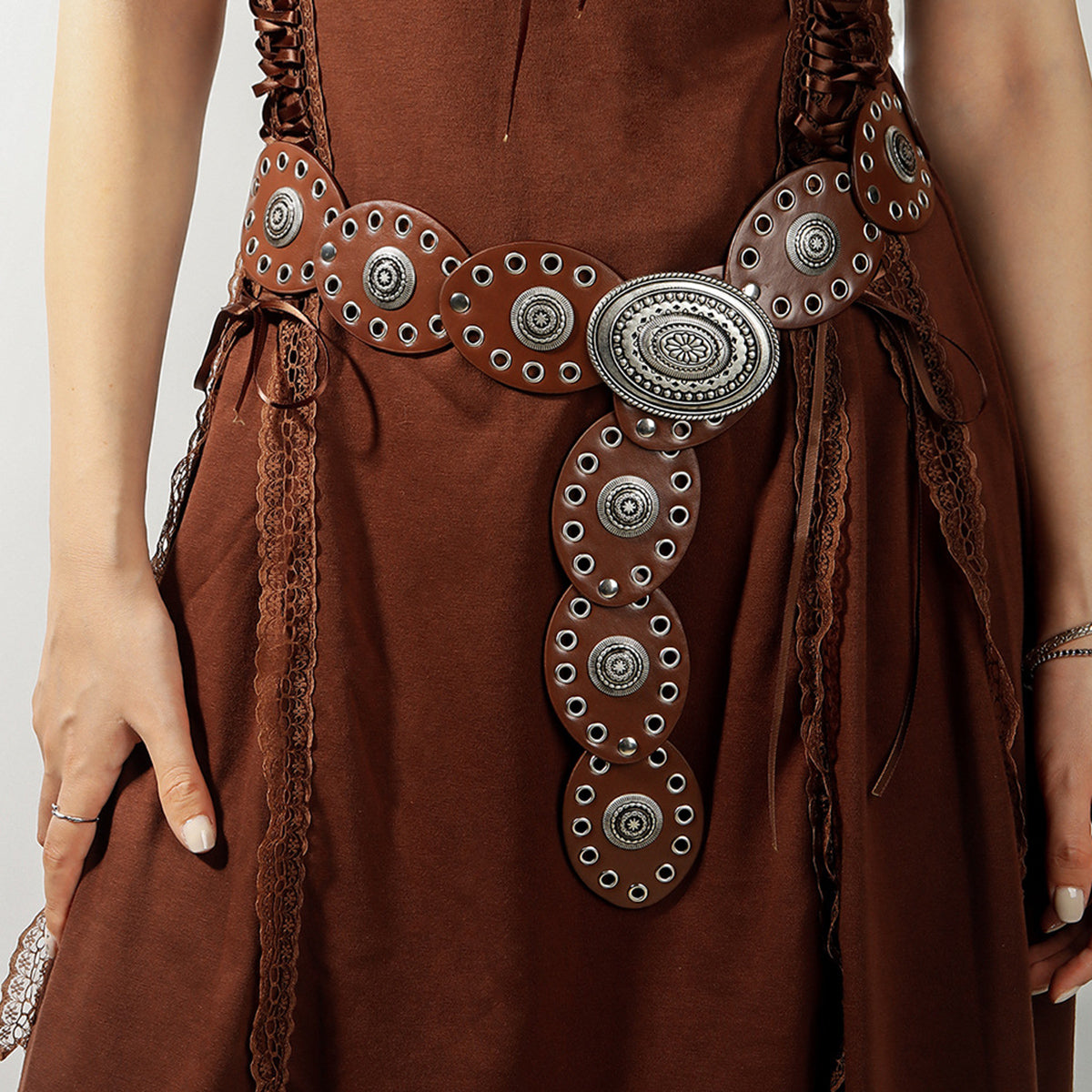 Oval PU Belt - Jeans Junction Online