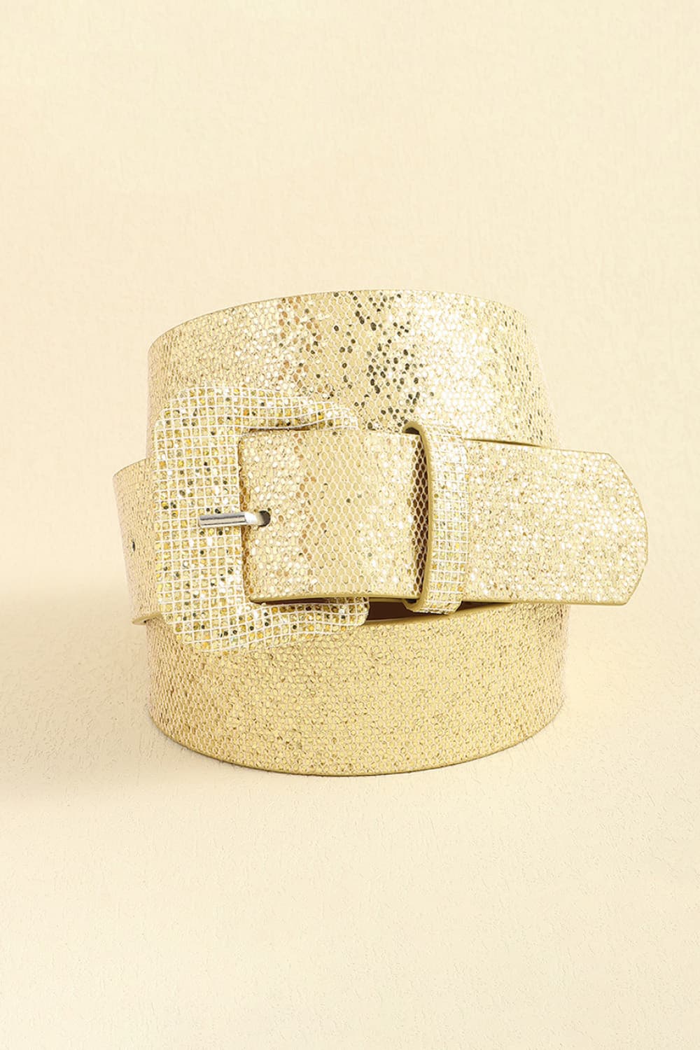 Glitter PU Leather Belt - Jeans Junction Online