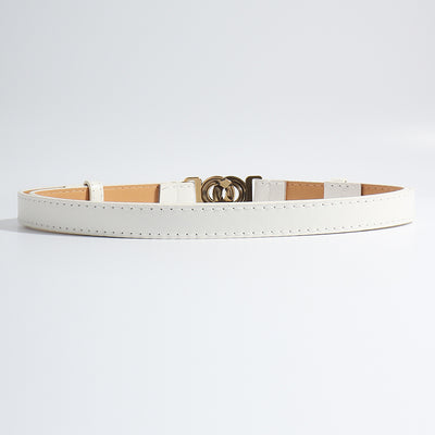 Alloy Buckle PU Belt - Jeans Junction Online