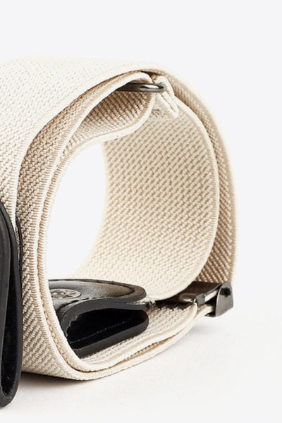 PU Elastic Snap Closure Belt - Jeans Junction Online