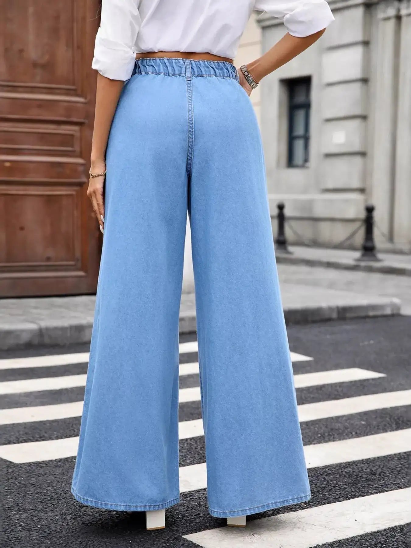 Wide Leg High Waisted Jeans - Jeans Junction Online