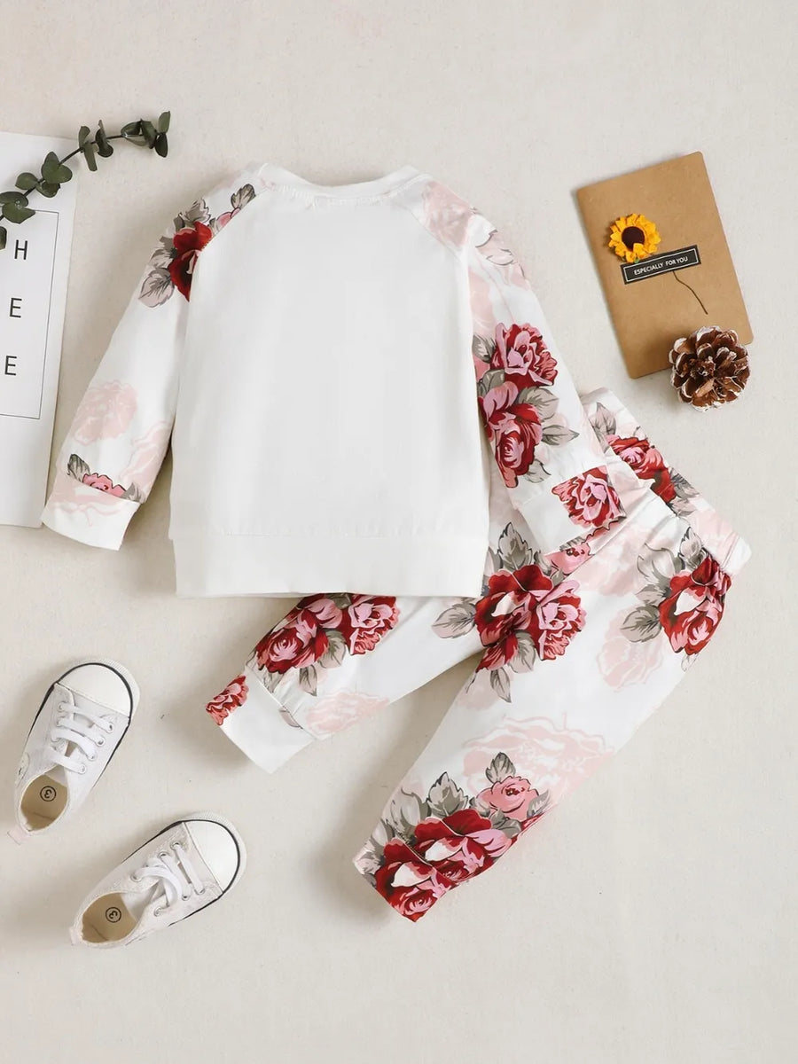 Children's Floral Top and Pants Set - Jeans Junction Online 