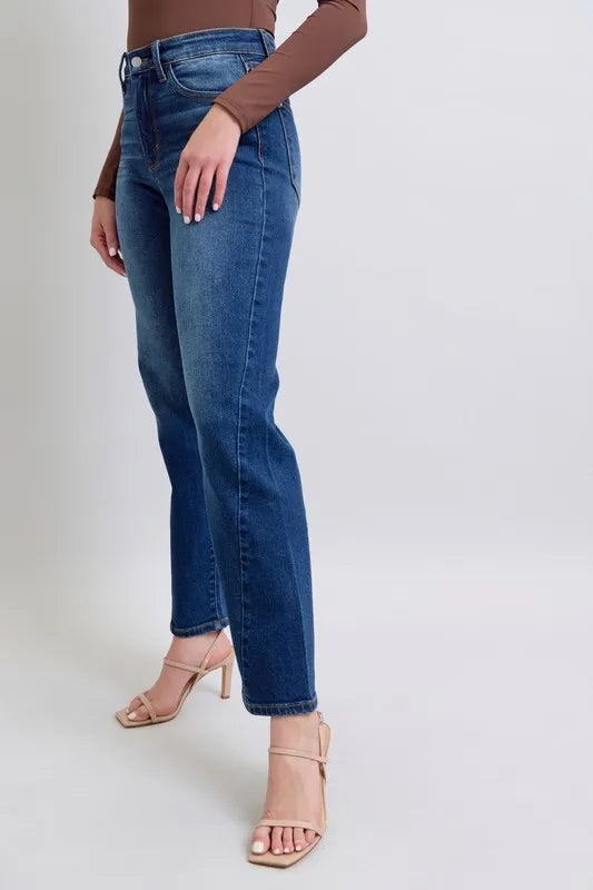 Judy Blue Full Size Side Seam Detail Straight Jeans with Pockets - Jeans Junction Online
