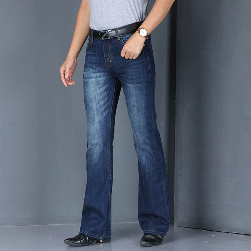 Men's Flared Long Loose Fit Jeans - Jeans Junction Online