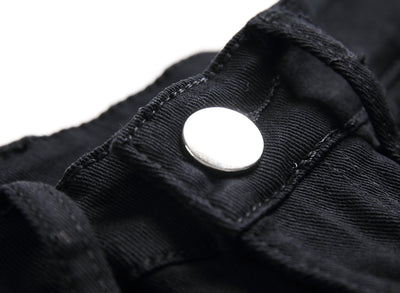 European And American Slim Straight Zipper Pleated Men - Jeans Junction Online