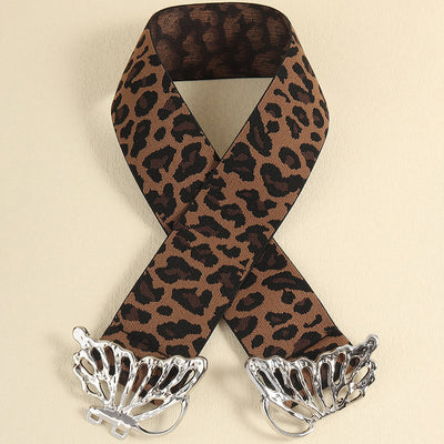 Butterfly Alloy Buckle Elastic Belt - Jeans Junction Online