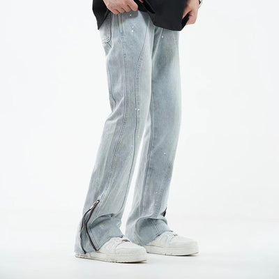 Men's Simple And Slightly Elastic Flare Jeans - Jeans Junction Online