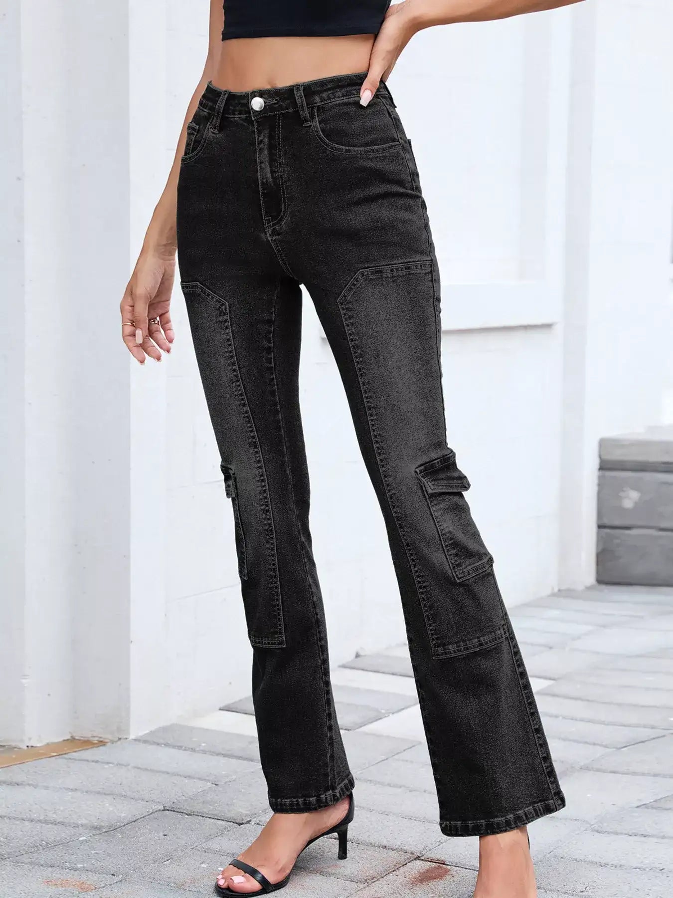 High-Waisted Bootcut Jeans - Jeans Junction Online