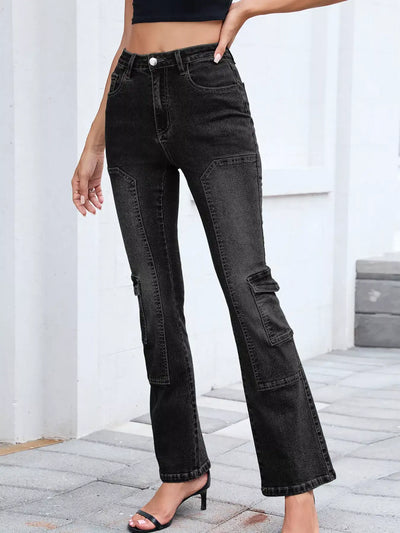 High-Waisted Bootcut Jeans - Jeans Junction Online