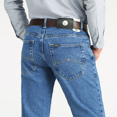 Men's Retro High-rise Loose Straight-leg Jeans - Jeans Junction Online