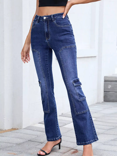 High-Waisted Bootcut Jeans - Jeans Junction Online