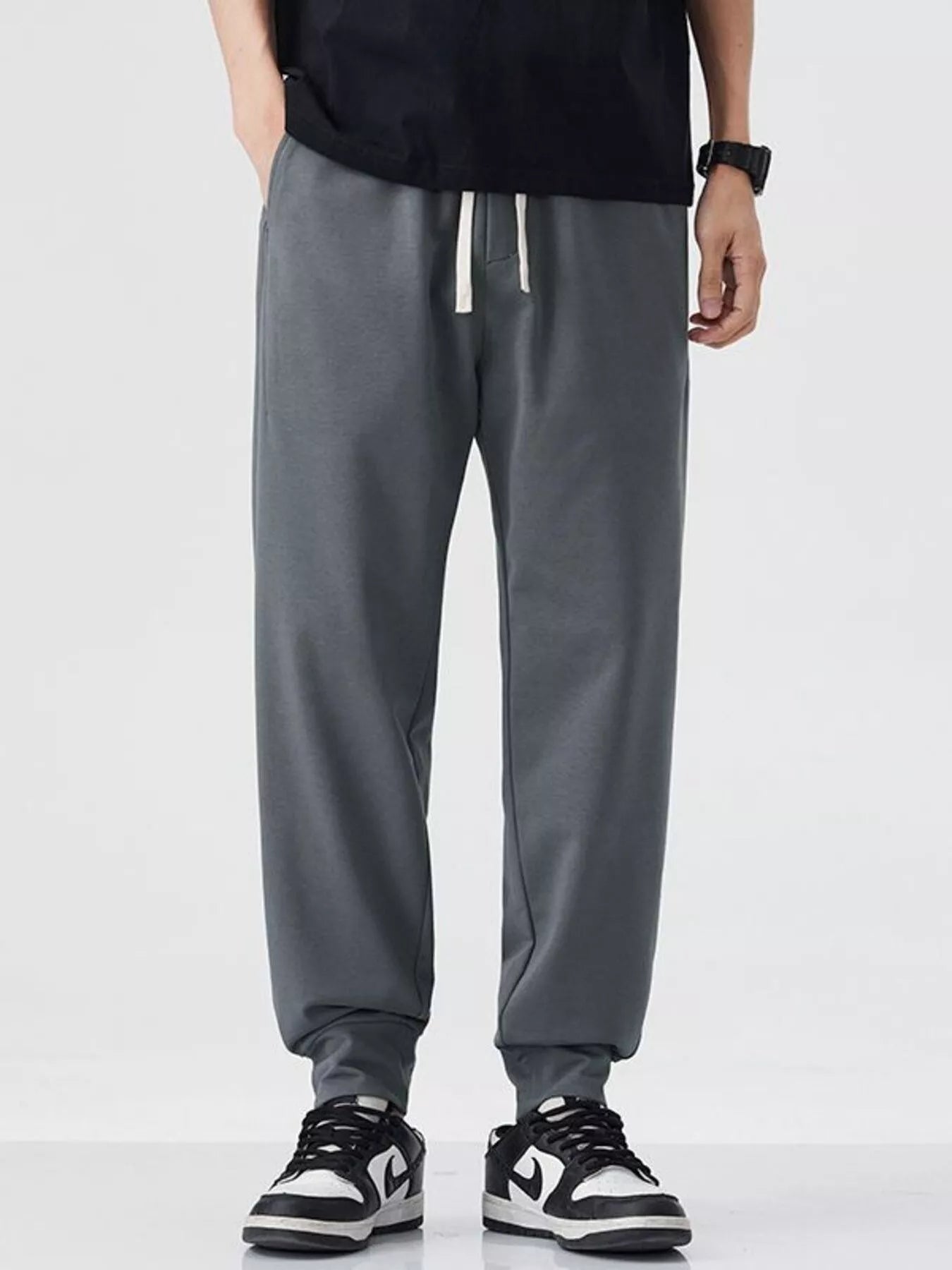 Men's Casual Drawstring Joggers - Jeans Junction Online