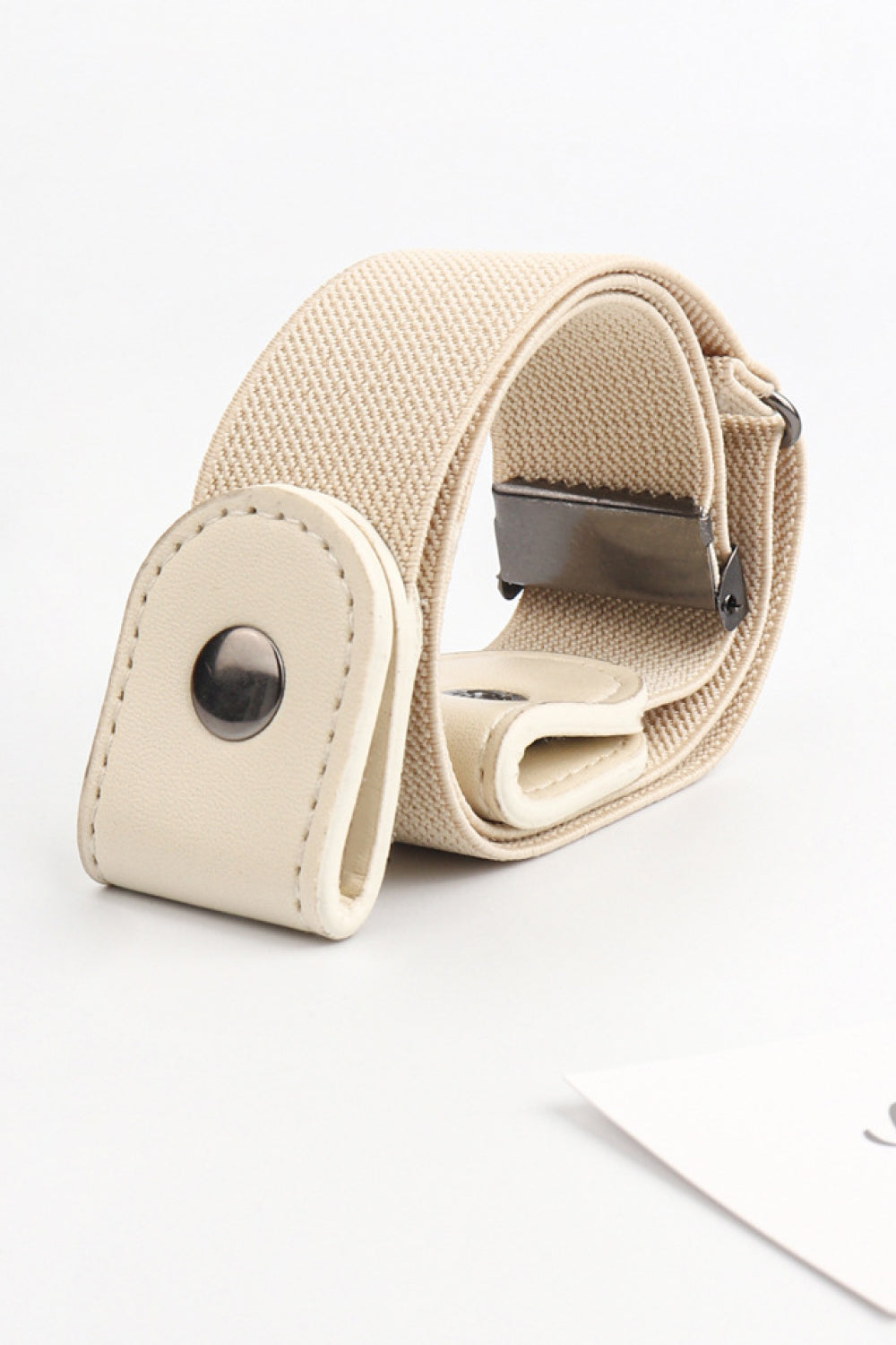 PU Elastic Snap Closure Belt - Jeans Junction Online