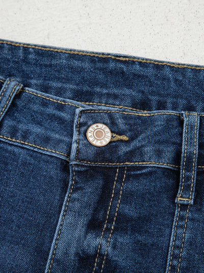 Cropped High Rise Wide Leg Jeans - Jeans Junction Online