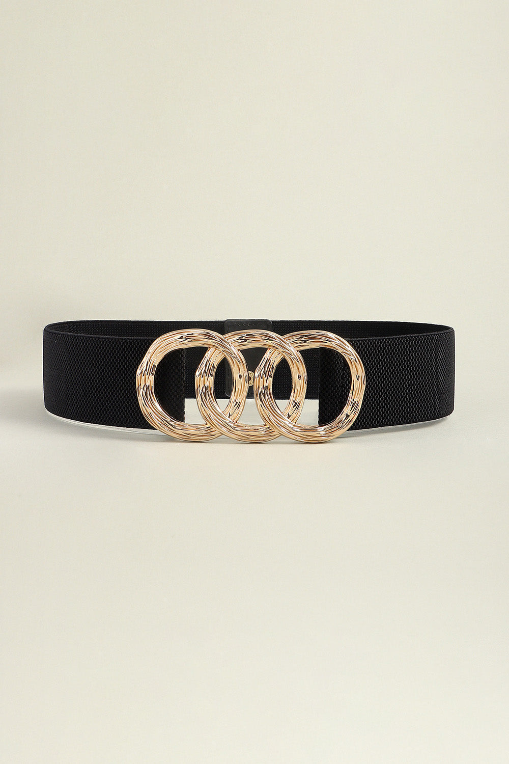 Zinc Alloy Buckle Elastic Wide Belt - Jeans Junction Online
