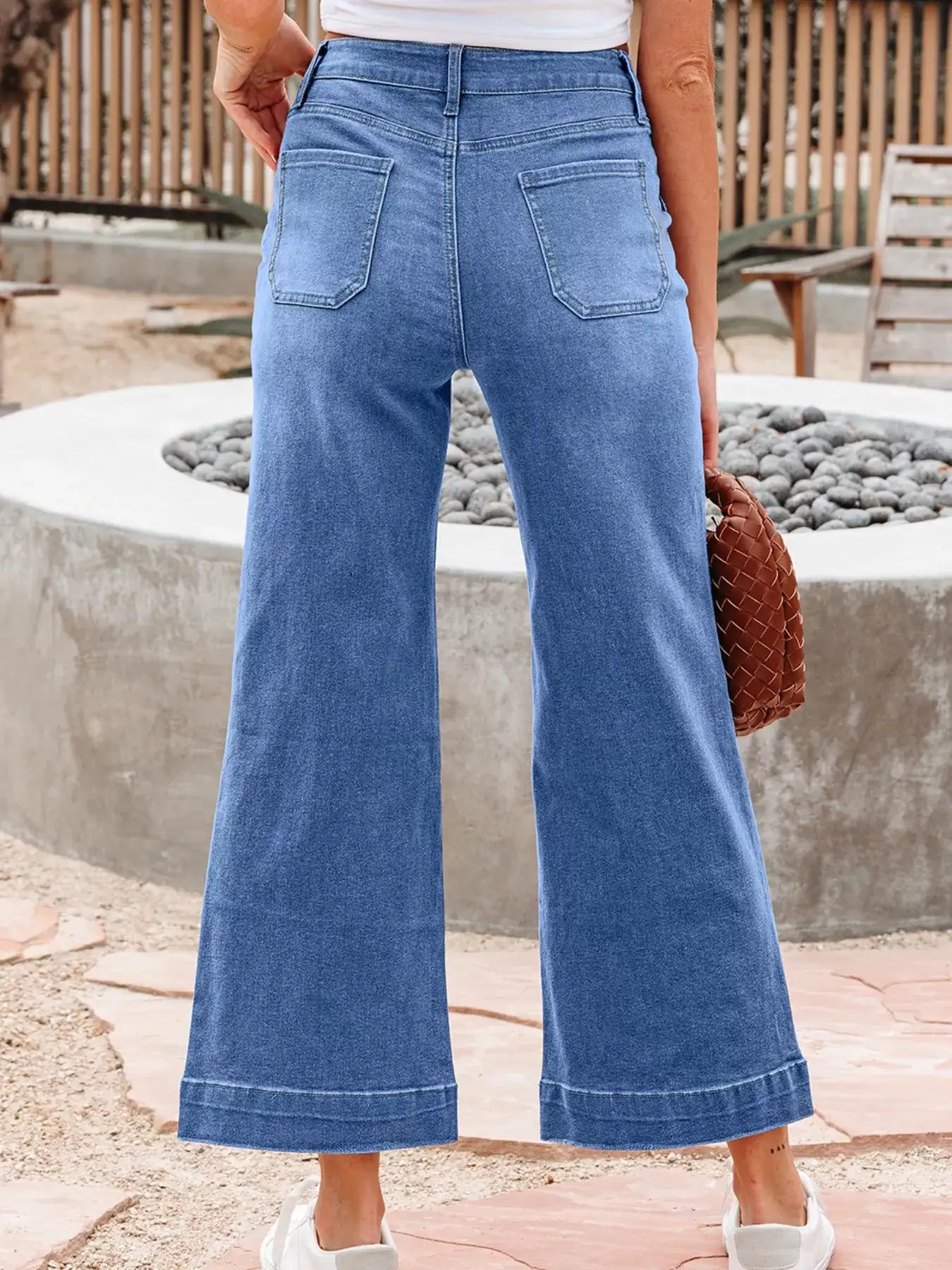 High-Waisted Wide Leg Flare Jeans - Jeans Junction Online