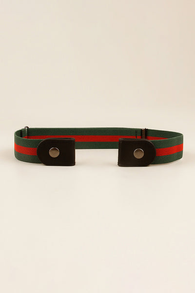 PU Elastic Snap Closure Belt - Jeans Junction Online