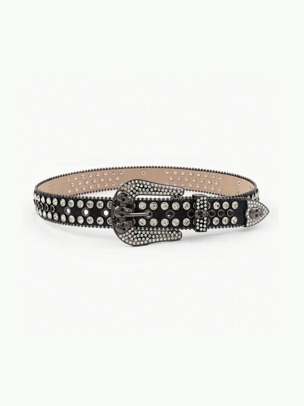 PU Leather Skull Belt - Jeans Junction Online