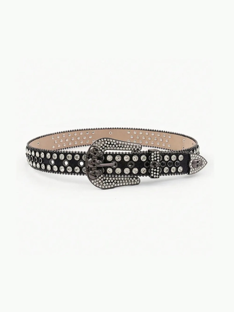 PU Leather Skull Belt - Jeans Junction Online 