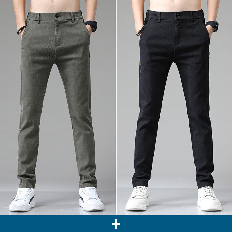 Men's Fashion Loose Straight Casual Jeans - Jeans Junction Online