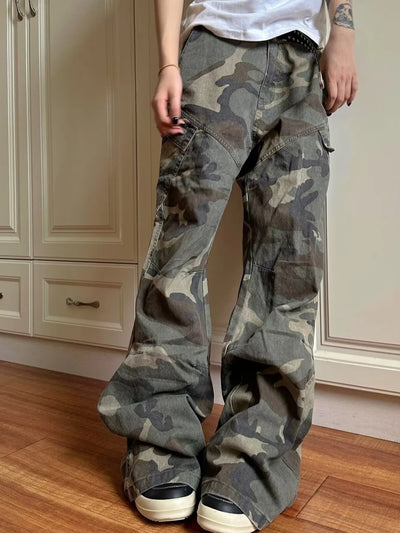 Men's Full Size Camouflage Cargo Jeans Plus Size - Jeans Junction Online