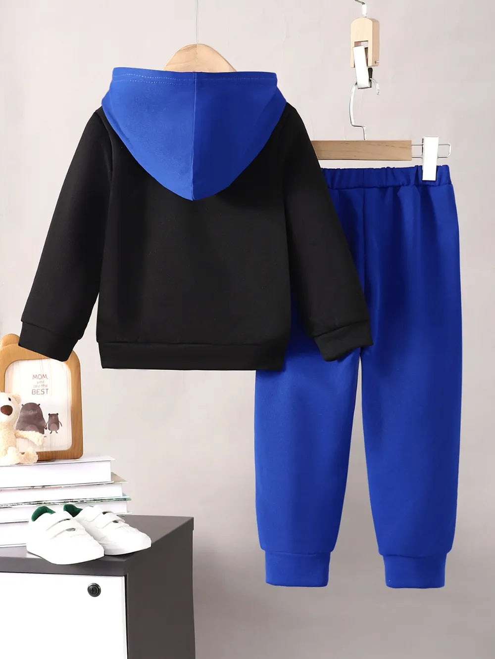 Children's Cartoon Graphic Hoodie and Pants Set - Jeans Junction Online