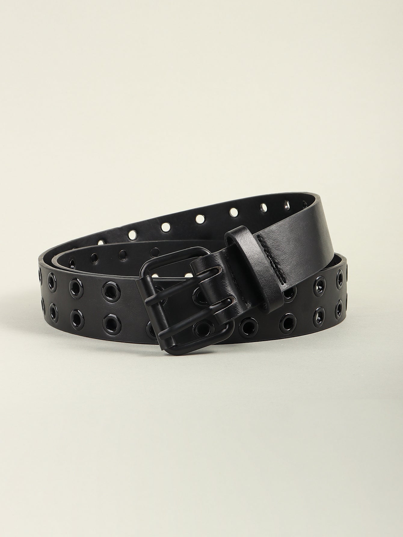 Grommet PU Leather Belt - Jeans Junction Online