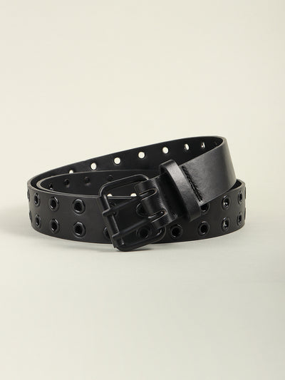 Grommet PU Leather Belt - Jeans Junction Online