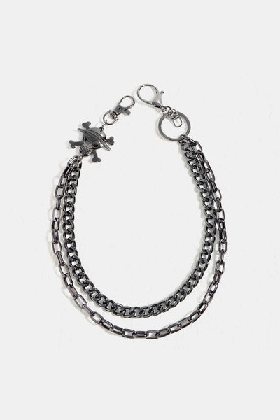 Treasure Point Shape Double Layer Alloy Belt - Jeans Junction Online