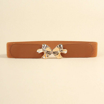 Alloy Buckle Elastic Belt - Jeans Junction Online