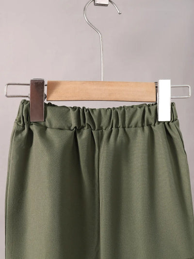 Children's Dinosaur Graphic Hoodie and Pants Set - Jeans Junction Online