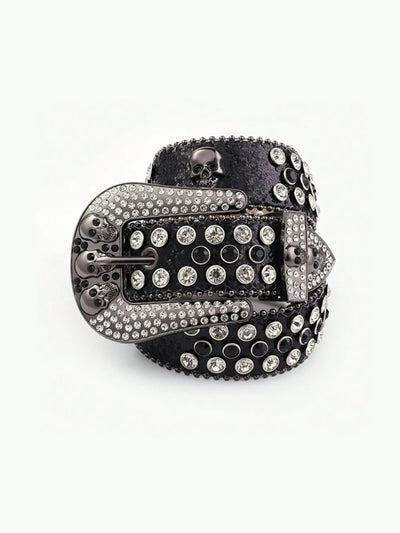 PU Leather Skull Belt - Jeans Junction Online