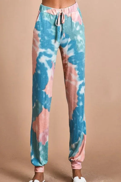 BiBi Tie Dye French Terry Jogger Pants - Jeans Junction Online