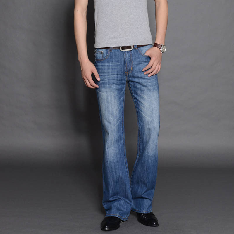 Men's Flared Long Loose Fit Jeans - Jeans Junction Online