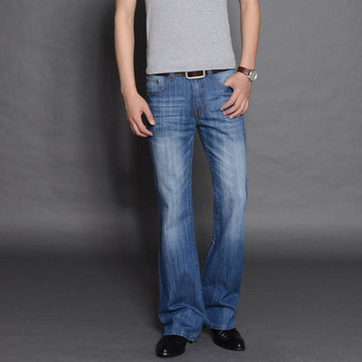 Men's Flared Long Loose Fit Jeans - Jeans Junction Online