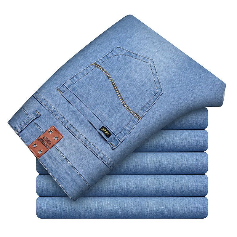 Korean Style Straight Slim Thin Light-Colored Trousers Youth Trousers - Jeans Junction Online 