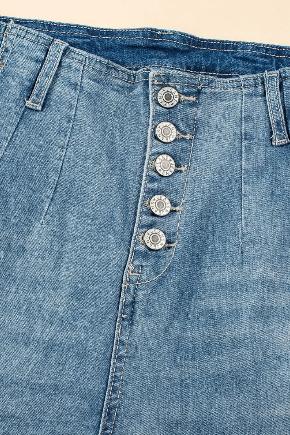 Button Fly High Waist Jeans - Jeans Junction Online