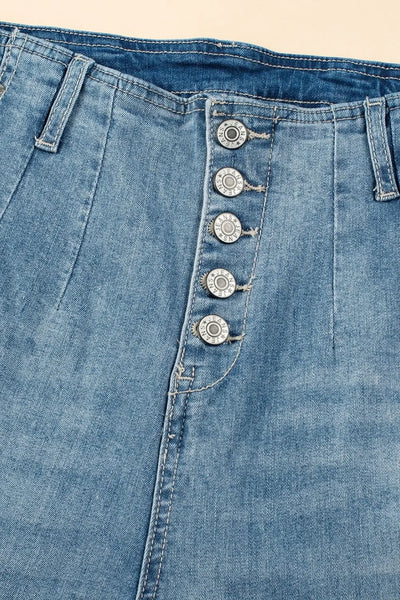 Button Fly High Waist Jeans - Jeans Junction Online