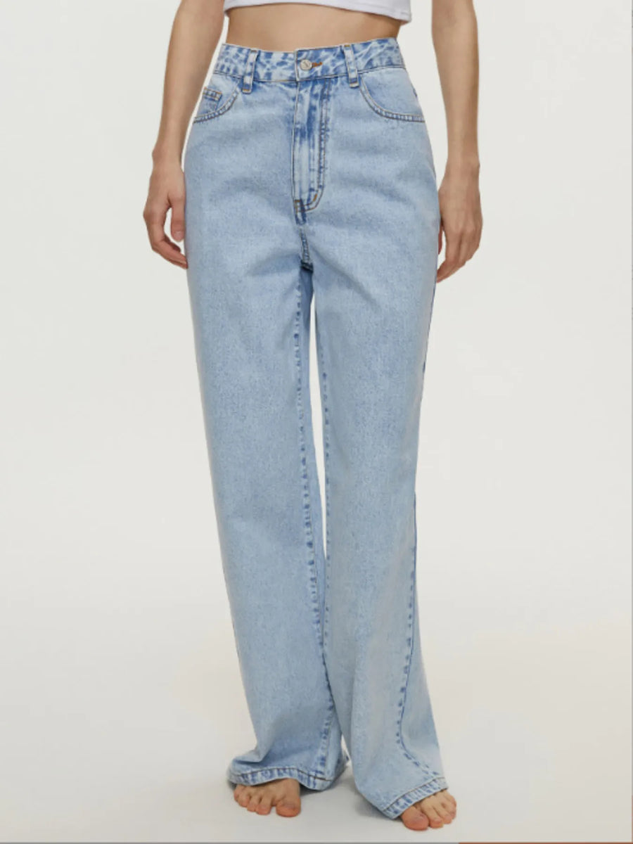 High-Waisted Wide Leg Jeans - Jeans Junction Online 