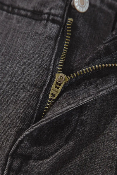 High-Waisted Wide-Leg Vintage Wash Jeans - Jeans Junction Online