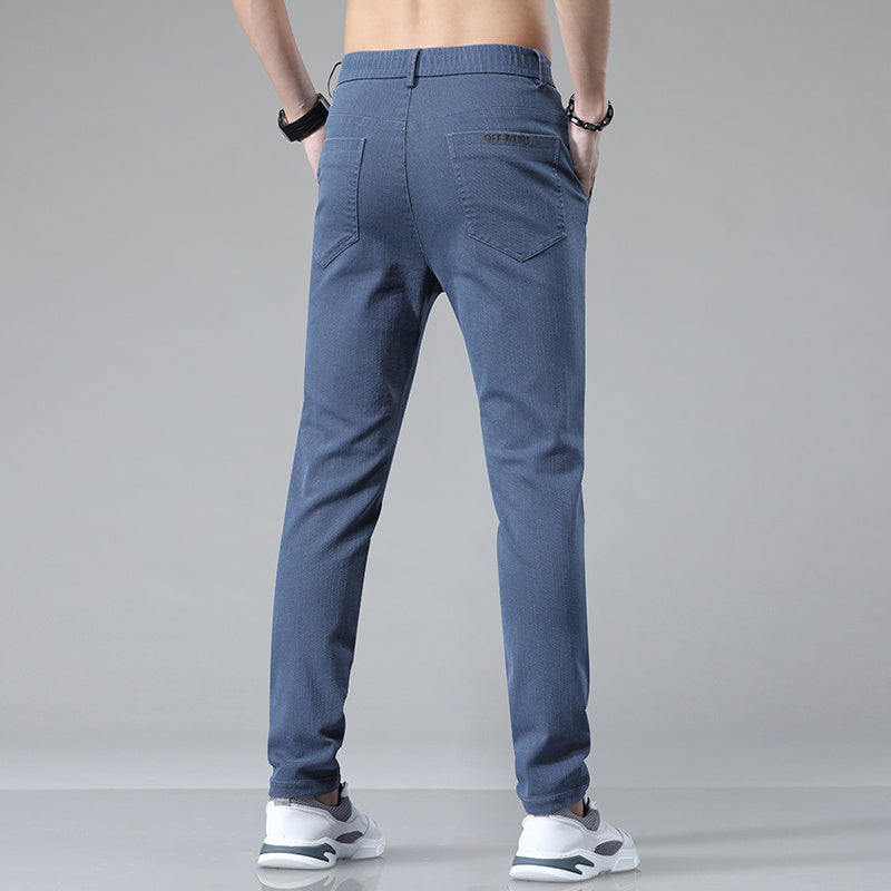 Men's Fashion Loose Straight Casual Jeans - Jeans Junction Online